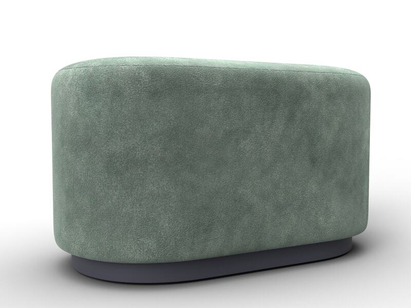 Пуф 007, Велюр;Экокожа, BRUT 08 зеленый