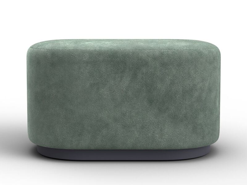 Пуф 007, Велюр;Экокожа, BRUT 08 зеленый