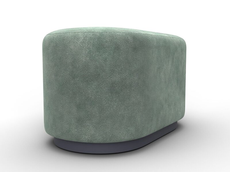 Пуф 007, Велюр;Экокожа, BRUT 08 зеленый