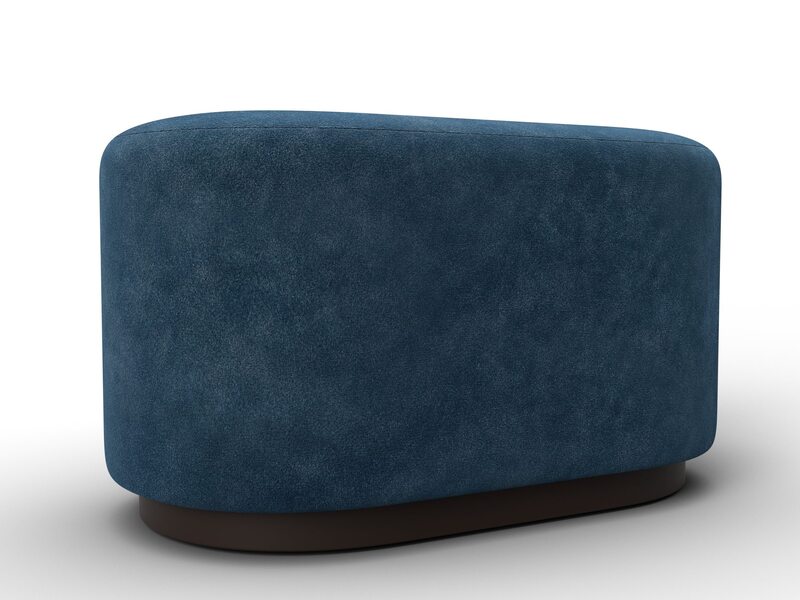 Пуф 007, Велюр;Экокожа, BRUT 11 синий