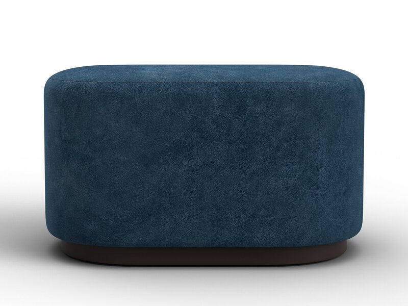 Пуф 007, Велюр;Экокожа, BRUT 11 синий