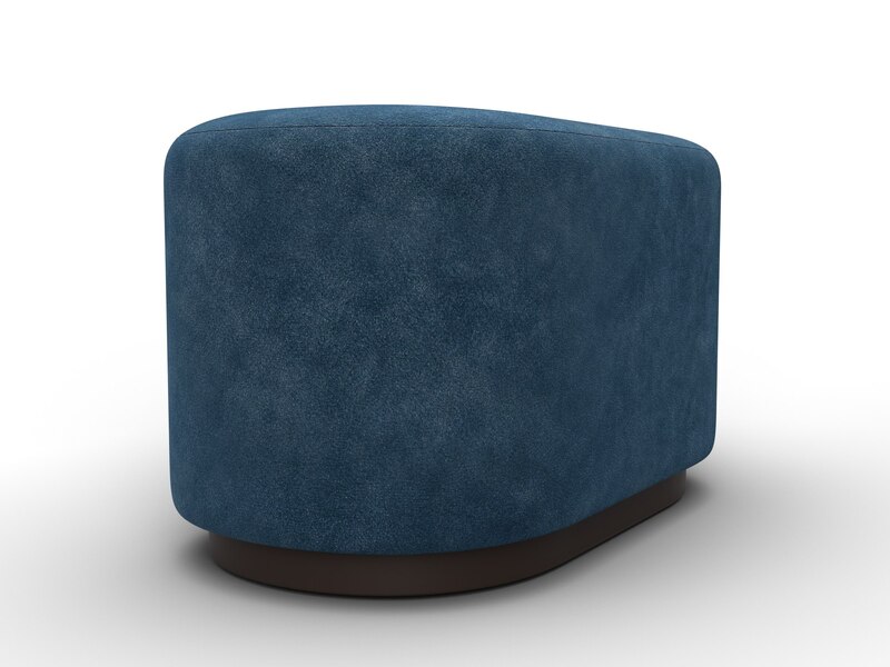 Пуф 007, Велюр;Экокожа, BRUT 11 синий