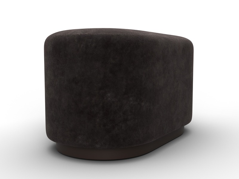 Пуф 007, Велюр;Экокожа, BRUT 17 коричневый