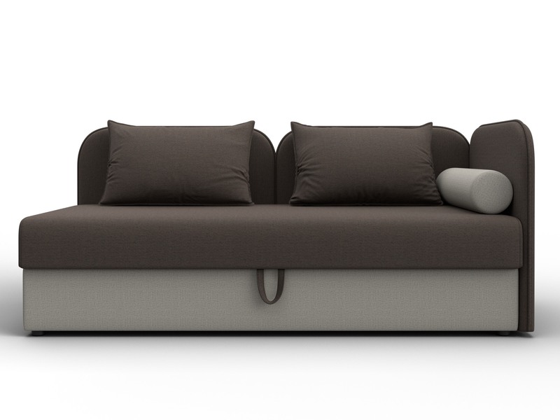 Тахта Лига-094 НПБ, Рогожка, Амур 05 коричневый;Амур 02 бежевый