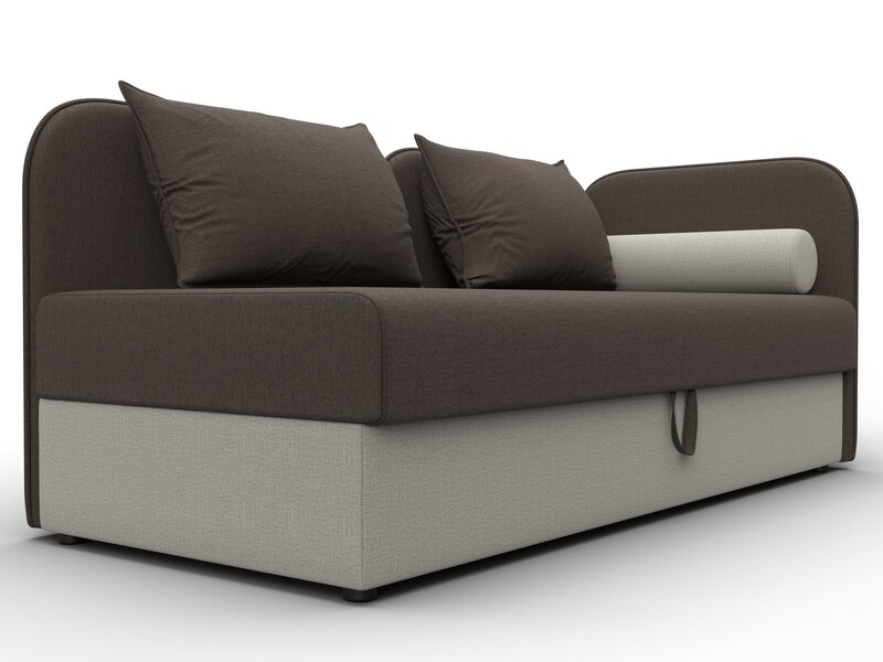 Тахта Лига-094 НПБ, Рогожка, Амур 05 коричневый;Амур 02 бежевый