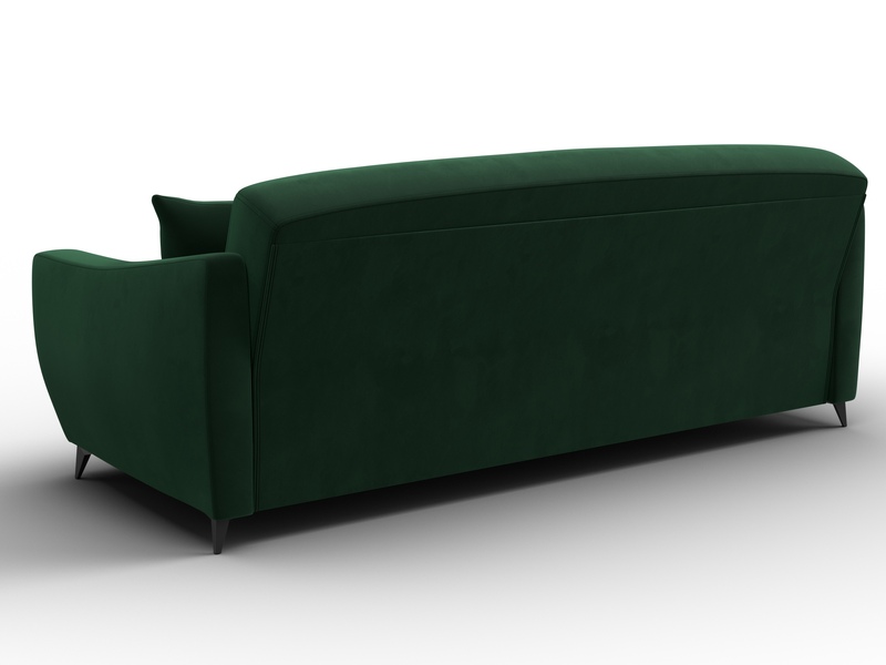 Диван-книжка Лига-095 НПБ, Велюр, SEVEN 626 зеленый