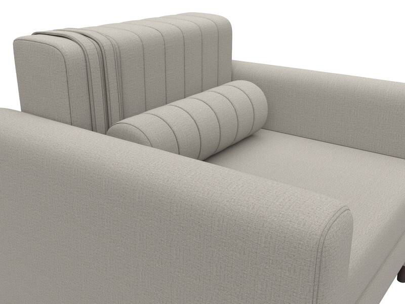 Кресло Лига-070, Рогожка, Амур 02 бежевый