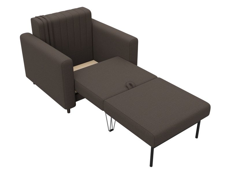 Кресло Лига-070, Рогожка, Амур 05 коричневый