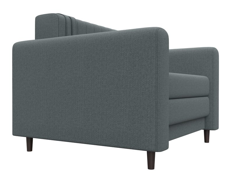 Кресло Лига-070, Рогожка, Амур 07 серый