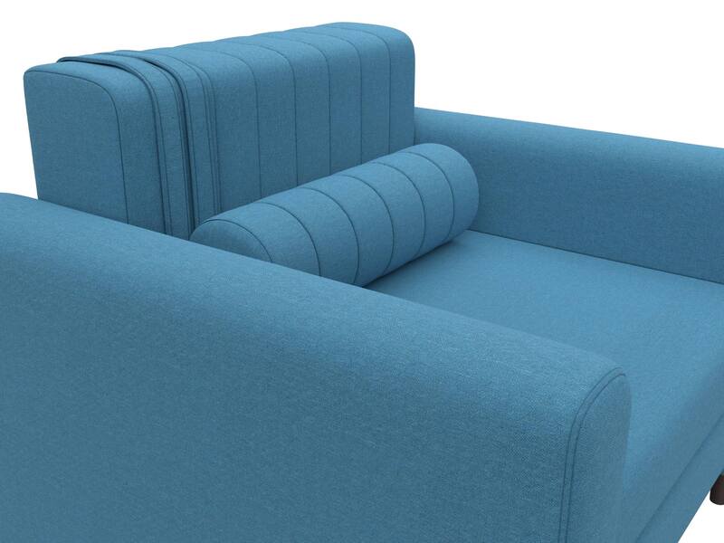 Кресло Лига-070, Рогожка, Амур 10 голубой