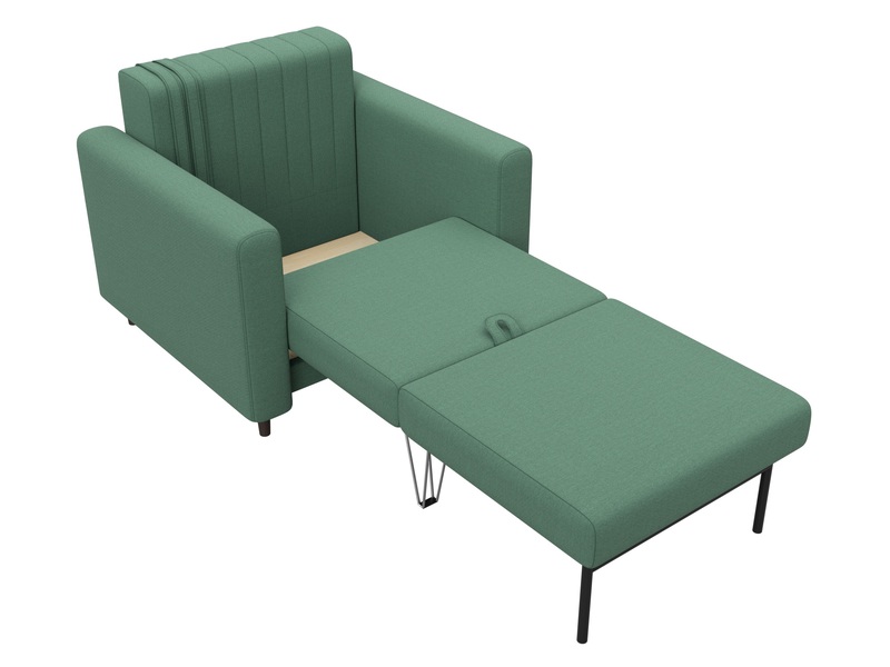 Кресло Лига-070, Рогожка, Амур 11 зеленый