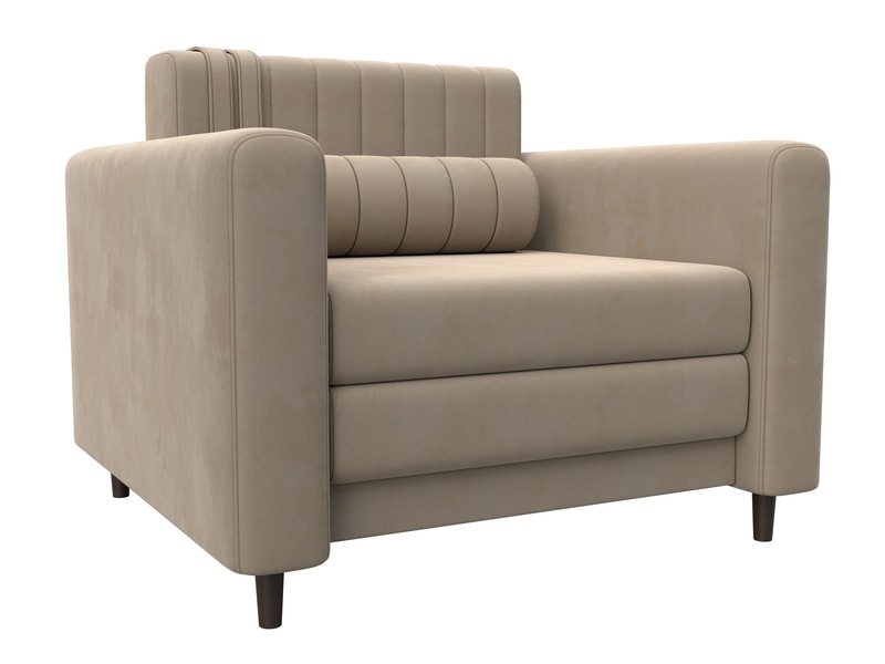 Кресло Лига-070, Велюр, SEVEN 729 бежевый