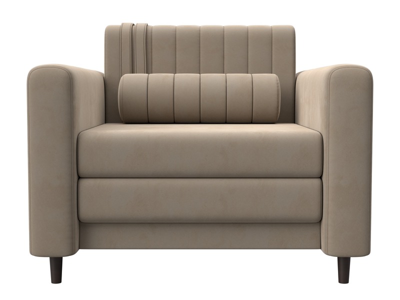 Кресло Лига-070, Велюр, SEVEN 729 бежевый