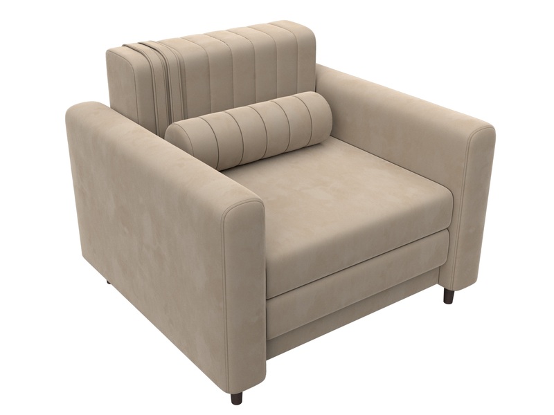 Кресло Лига-070, Велюр, SEVEN 729 бежевый