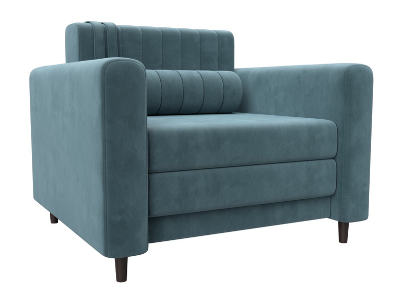 Кресло Лига-070, Велюр, SEVEN 113 бирюзовый