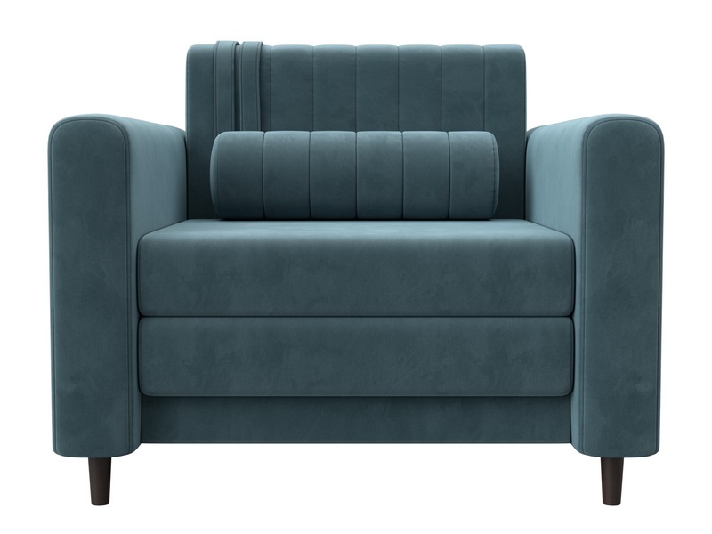 Кресло Лига-070, Велюр, SEVEN 113 бирюзовый