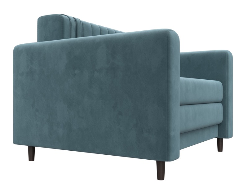 Кресло Лига-070, Велюр, SEVEN 113 бирюзовый