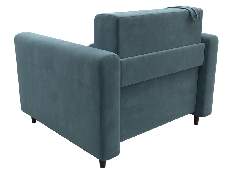 Кресло Лига-070, Велюр, SEVEN 113 бирюзовый