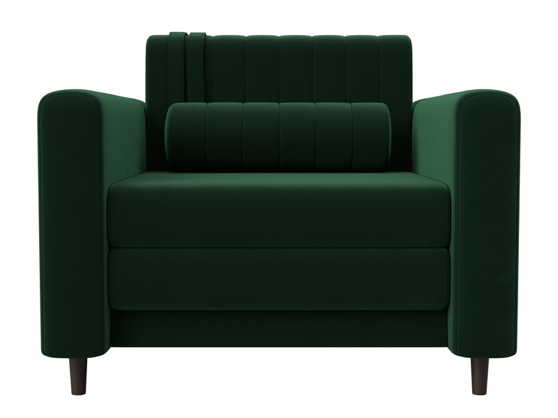 Кресло Лига-070, Велюр, SEVEN 626 зеленый