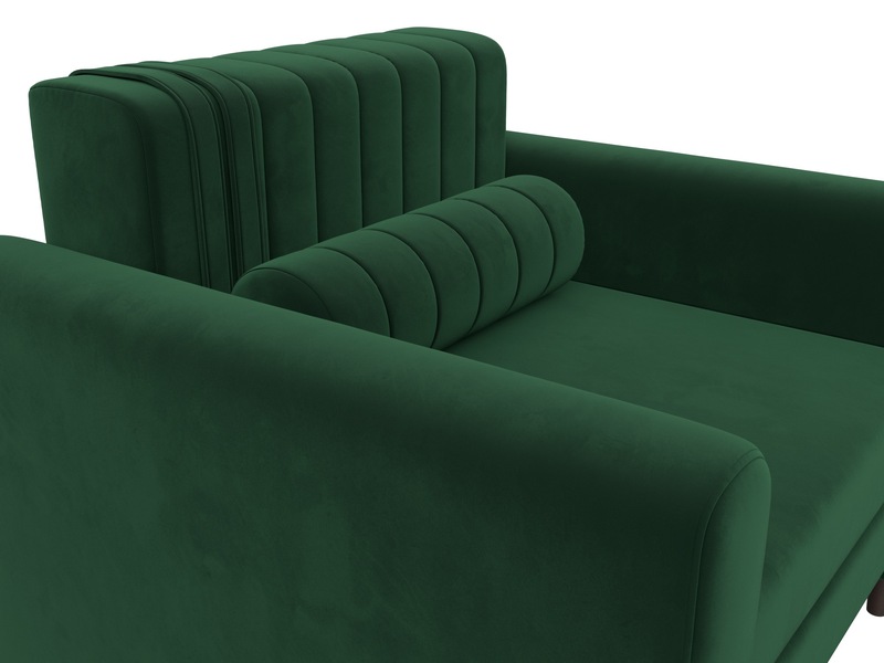 Кресло Лига-070, Велюр, SEVEN 626 зеленый