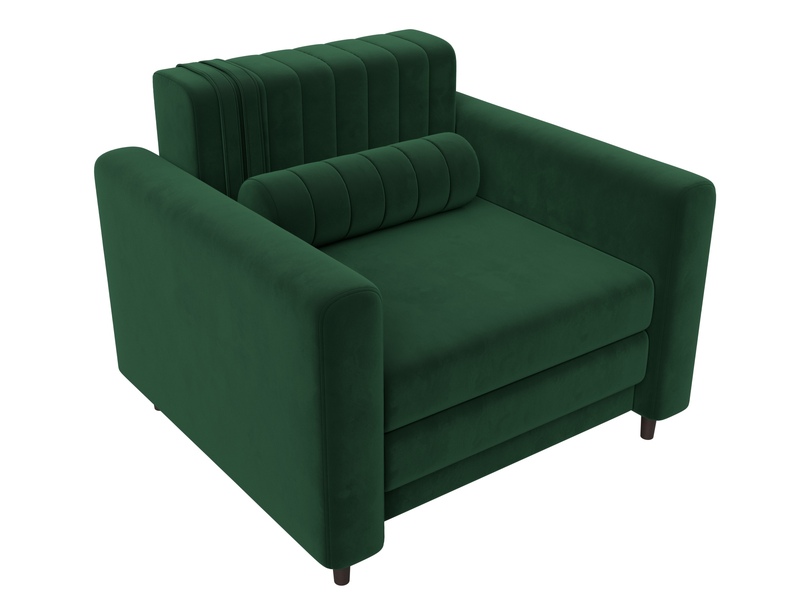 Кресло Лига-070, Велюр, SEVEN 626 зеленый