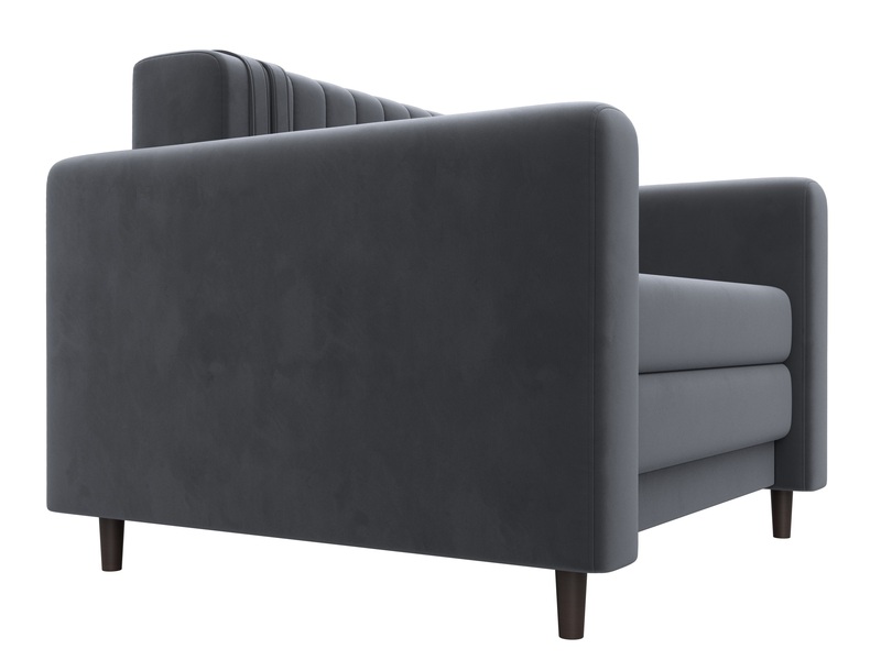 Кресло Лига-070, Велюр, SEVEN 17 серый