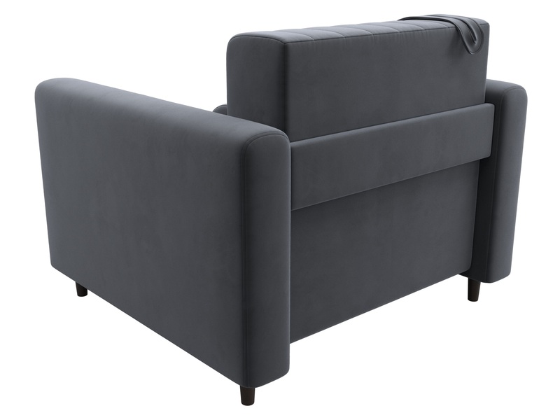 Кресло Лига-070, Велюр, SEVEN 17 серый