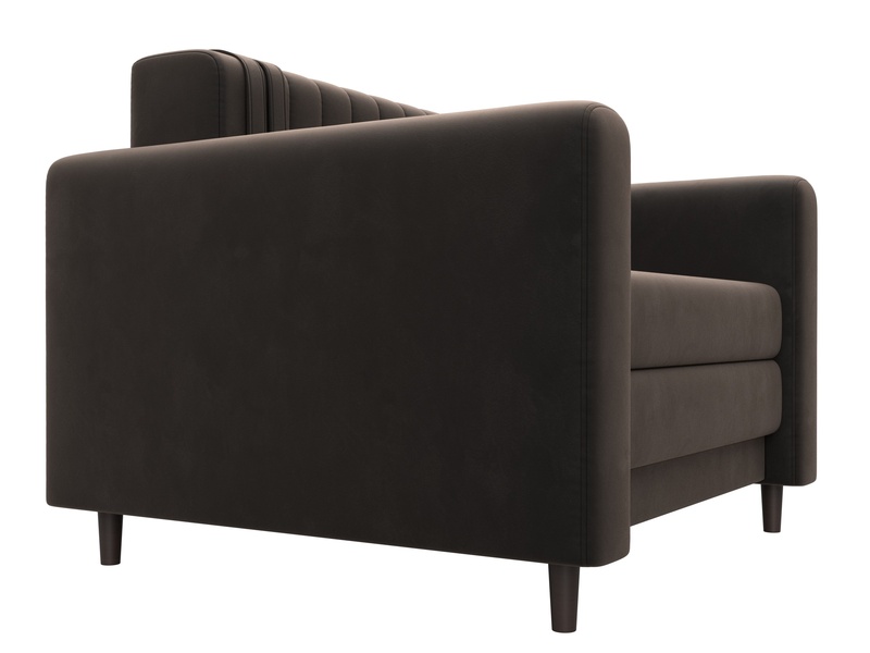 Кресло Лига-070, Велюр, SEVEN 727 коричневый