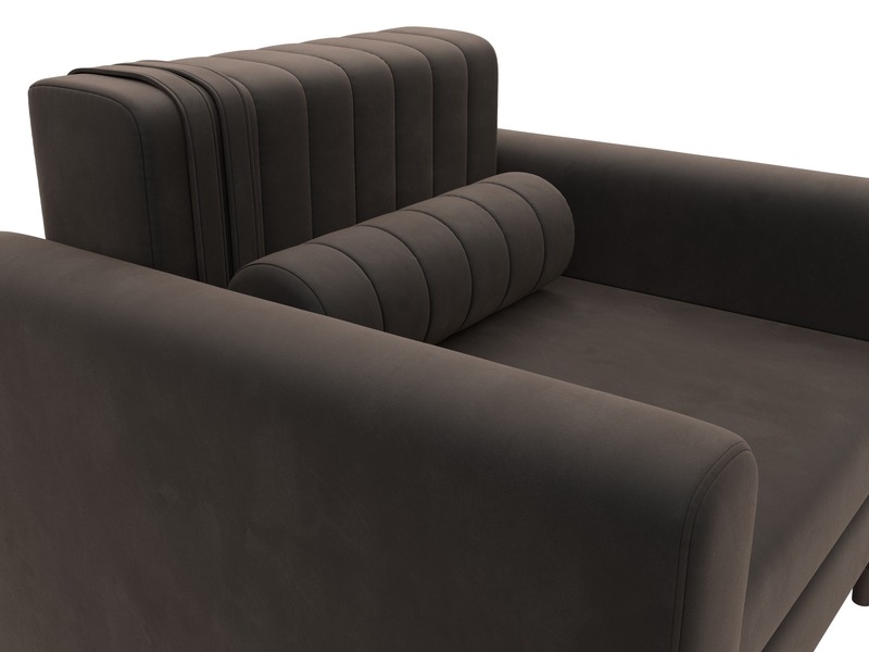 Кресло Лига-070, Велюр, SEVEN 727 коричневый