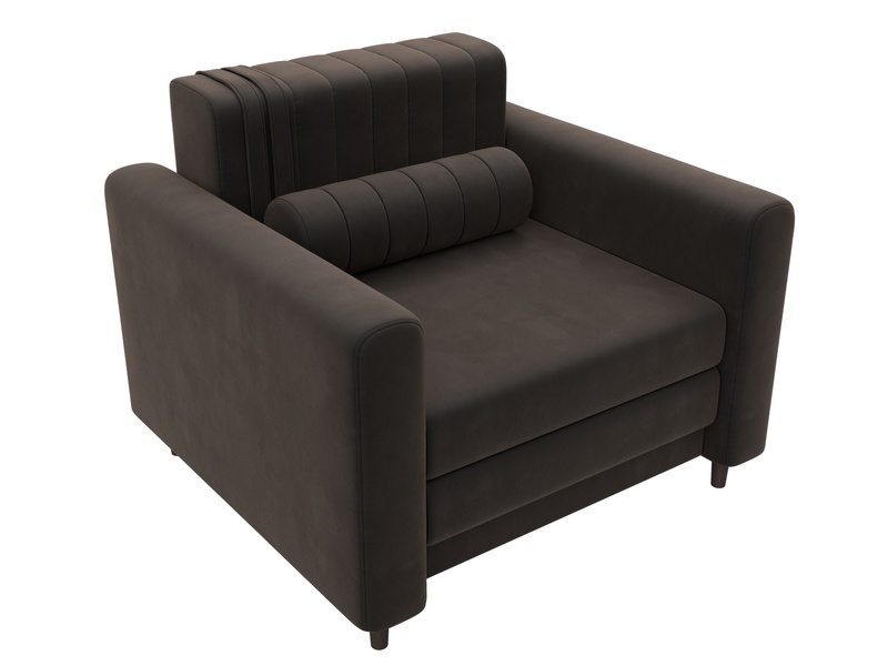 Кресло Лига-070, Велюр, SEVEN 727 коричневый