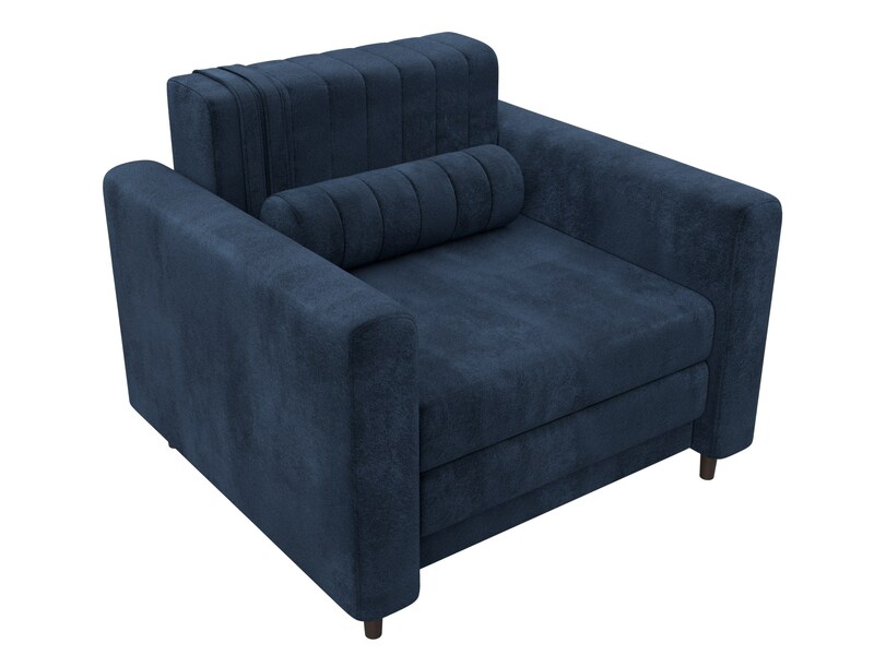 Кресло Лига-070, Велюр, TOWER 13 синий