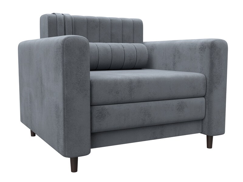 Кресло Лига-070, Велюр, TOWER 10 серый