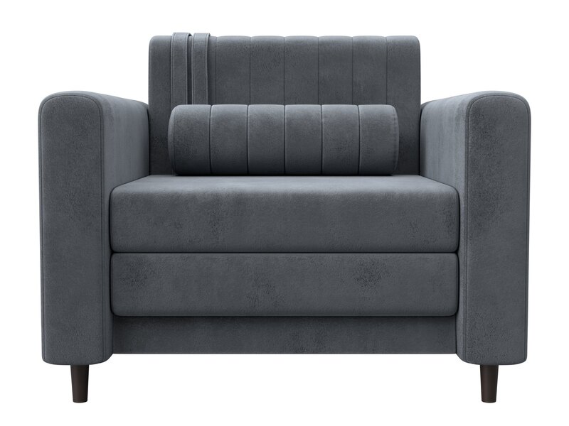 Кресло Лига-070, Велюр, TOWER 10 серый