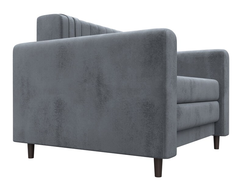 Кресло Лига-070, Велюр, TOWER 10 серый