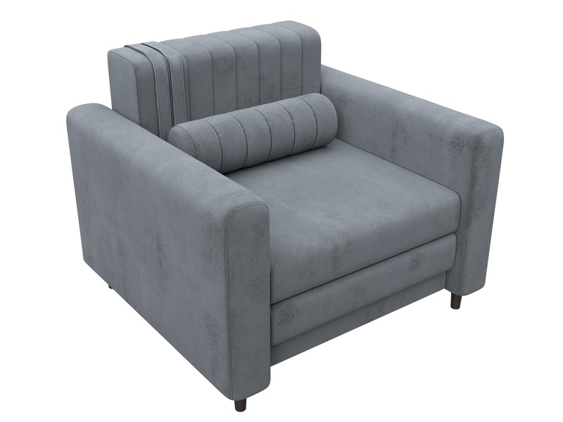 Кресло Лига-070, Велюр, TOWER 10 серый