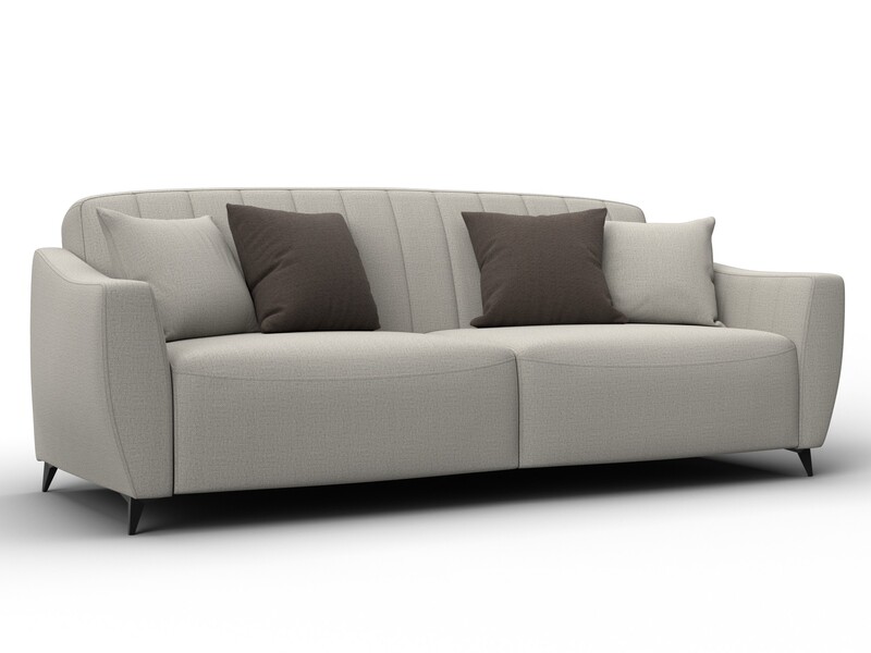 Диван-книжка Лига-095 НПБ, Рогожка, Амур 02 бежевый