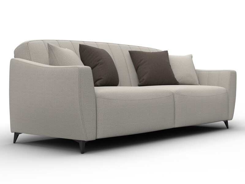 Диван-книжка Лига-095 НПБ, Рогожка, Амур 02 бежевый