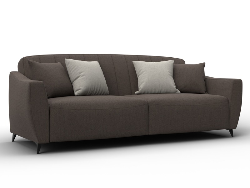 Диван-книжка Лига-095 НПБ, Рогожка, Амур 05 коричневый