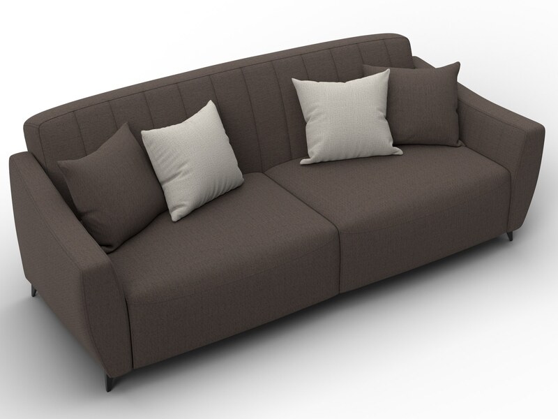 Диван-книжка Лига-095 НПБ, Рогожка, Амур 05 коричневый