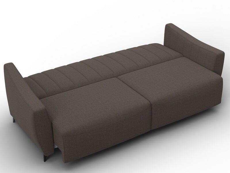 Диван-книжка Лига-095 НПБ, Рогожка, Амур 05 коричневый