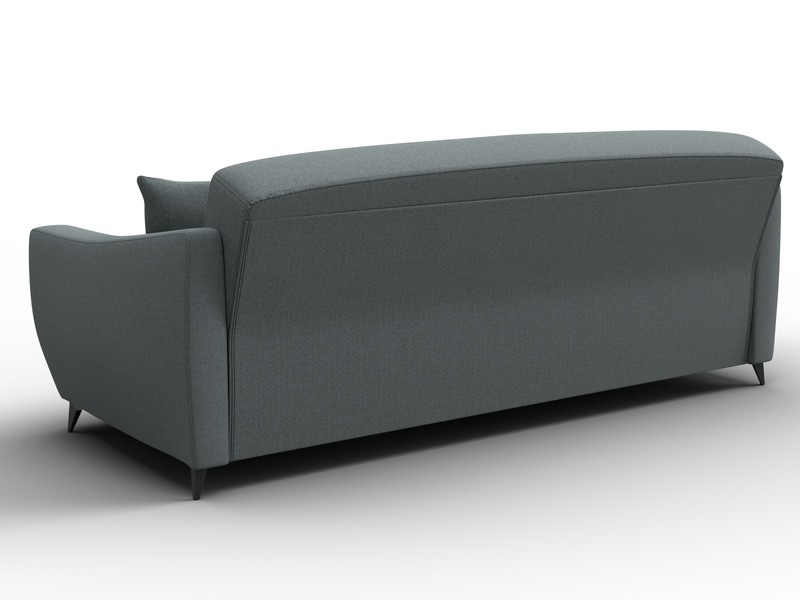 Диван-книжка Лига-095 НПБ, Рогожка, Амур 07 серый