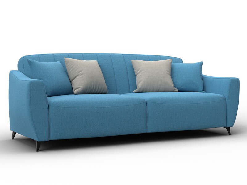 Диван-книжка Лига-095 НПБ, Рогожка, Амур 10 голубой