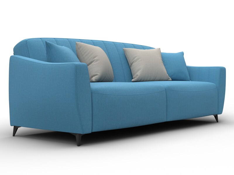 Диван-книжка Лига-095 НПБ, Рогожка, Амур 10 голубой