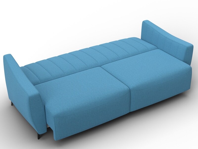 Диван-книжка Лига-095 НПБ, Рогожка, Амур 10 голубой