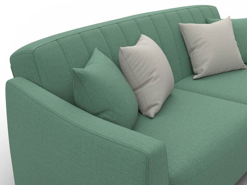 Диван-книжка Лига-095 НПБ, Рогожка, Амур 11 зеленый