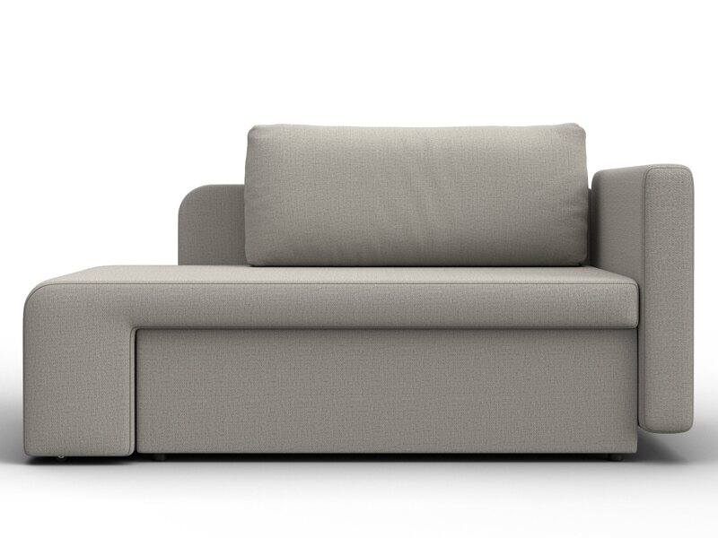 Кушетка Лига-097, Рогожка, Амур 02 бежевый