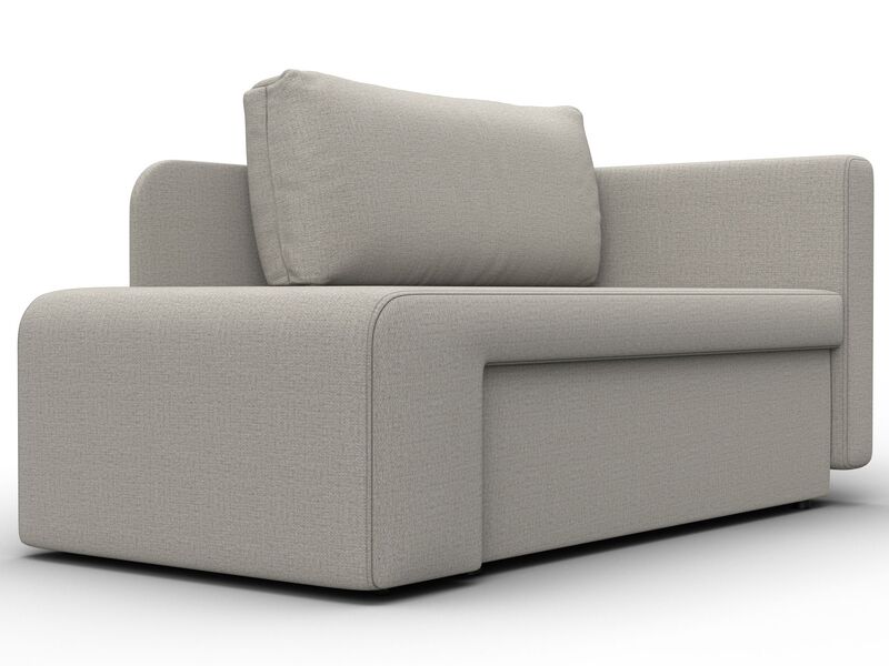 Кушетка Лига-097, Рогожка, Амур 02 бежевый