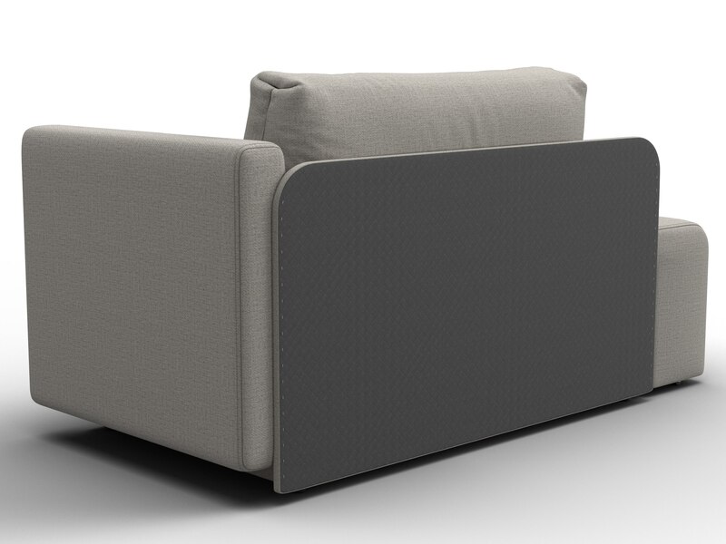 Кушетка Лига-097, Рогожка, Амур 02 бежевый