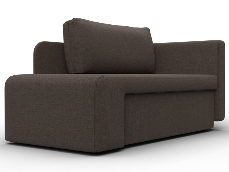 Кушетка Лига-097, Рогожка, Амур 05 коричневый