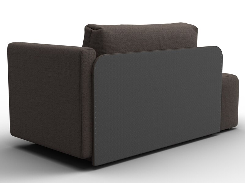 Кушетка Лига-097, Рогожка, Амур 05 коричневый